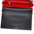 Christian Louboutin Paloma Clutch Crossbody Black Leather Leopard Studded